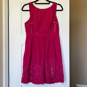 Anthropologie Rhododendron Dress by Moulinette Souers.  Size 4P Petite